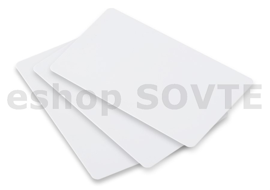 Card CR-80 white, UltraCard, 0,76mm, rewritable | eshop SOVTE