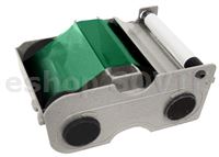 Fargo 044204 Green Cartridge w/Cleaning Roller -1000 images