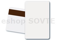 Card CR-80 white, UltraCard with Low-Coercivity Magnetic Stripe, 0,75mm