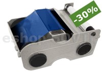 Fargo 044203 Blue Cartridge w/Cleaning Roller - 1000 images