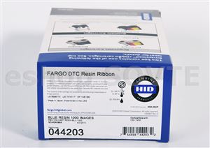 Fargo 044203 Blue Cartridge w/Cleaning Roller - 1000 images