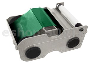 Fargo 044204 Green Cartridge w/Cleaning Roller -1000 images