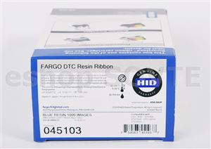 Fargo 045103 Blue Cartridge w/Cleaning Roller - 1000 images