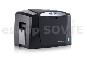 FARGO DTC1000M single-sided monochrome printer with Ethernet internal print server