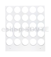 Manual Tray 12 cm square 20 mm, 5 x 5 circles