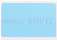 Card CR-80 light blue, 0,75mm