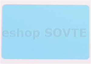 Card CR-80 light blue, 0,75mm