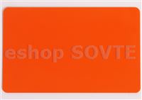 Card CR-80 orange, 0,75mm