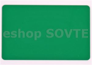 Card CR-80 green, 0,75mm