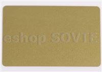 Card CR-80 metallic gold, 0,75mm