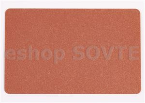 Card CR-80 metallic bronze