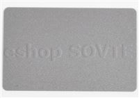 Card CR-80 metallic silver, HiCo mag. strip, 0,75mm