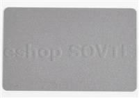 Card CR-80 metallic silver, HiCo mag. strip, 0,75mm