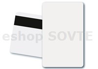 Card CR-80 white, UltraCard with High-Coercivity Magnetic Stripe, 0,75mm