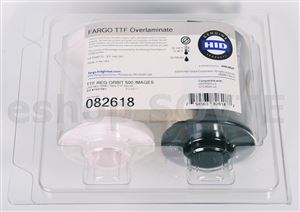 Fargo 082618 Thermal Transfer Overlaminate, High Secure Orbit design - 500 count