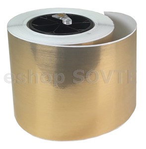 3/6" DTM Metallic Gold Brushed 4,80" (122mm), 47m